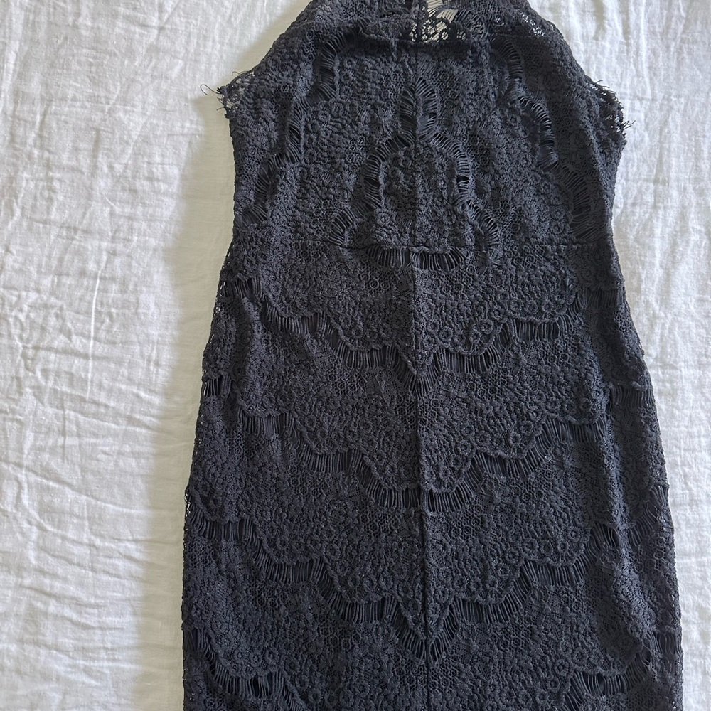Free People Elegant Black Lace Dress